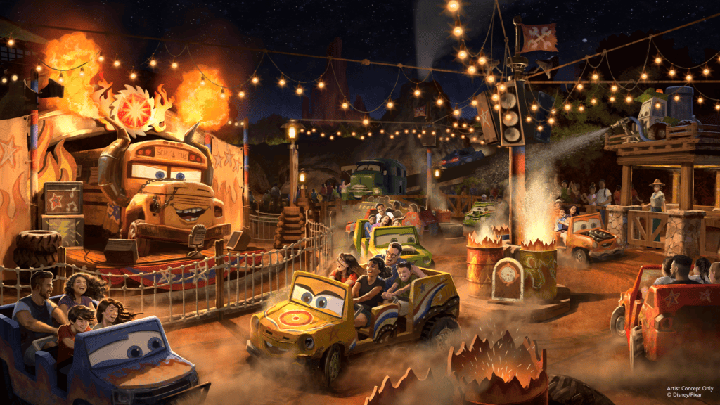 Ms. Fritter terá atração em Piston Peak National Park no Magic Kingdom