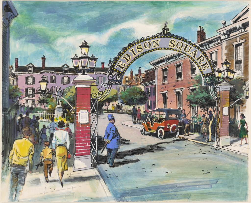 Nova arte conceito do Carousel of Progress apresenta o período representado em uma das novidades Disney World