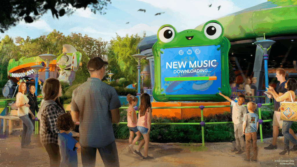 Alien Swirling Saucers Lilypad em Toy Story Land