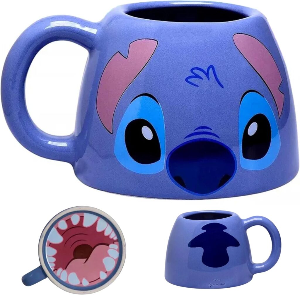 Caneca do Stitch de 450 ml em cerâmica
