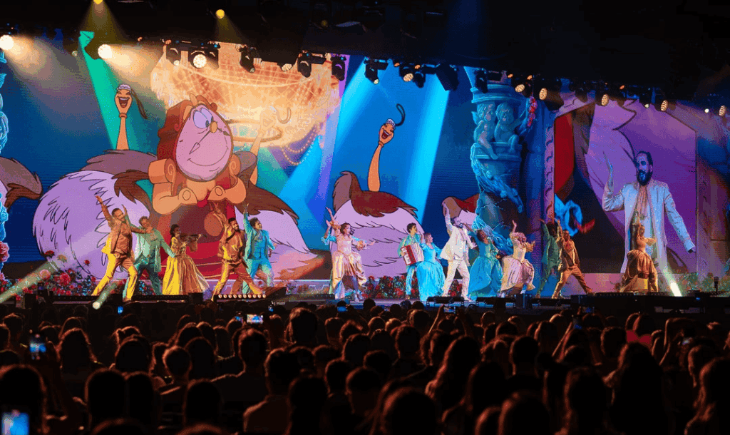 Disney Celebra 2026 em Curitiba com espetáculo musical no palco