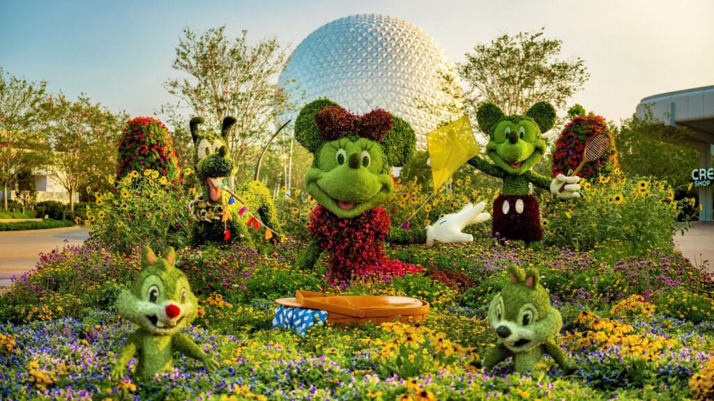 Flower & Garden Festival 2027 terá topiarias e jardins no EPCOT