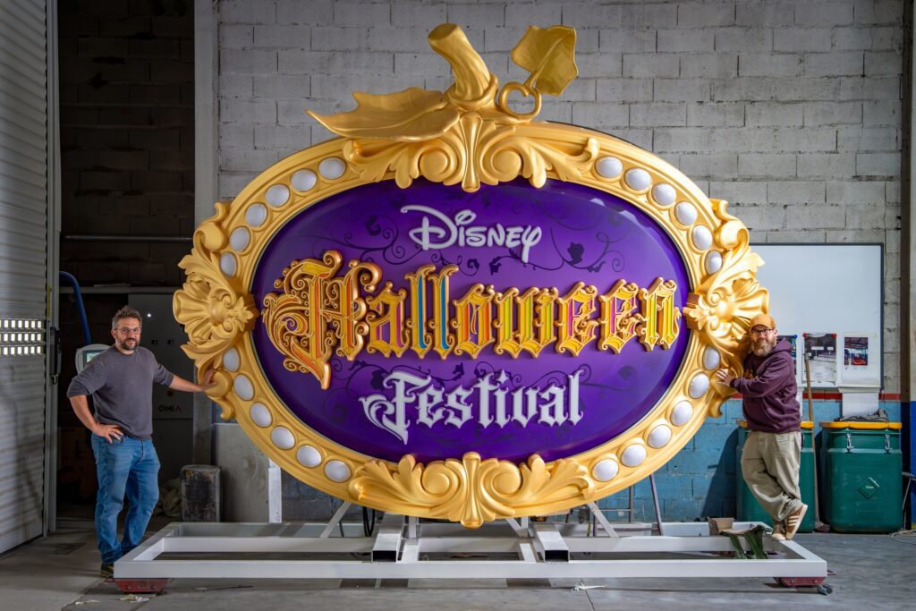 Medalhão do Disney Halloween Festival 2026 na Disneyland Paris