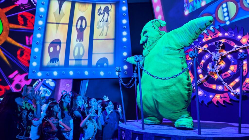 Oogie Boogie Bash 2026 no Halloween Disneyland 2026